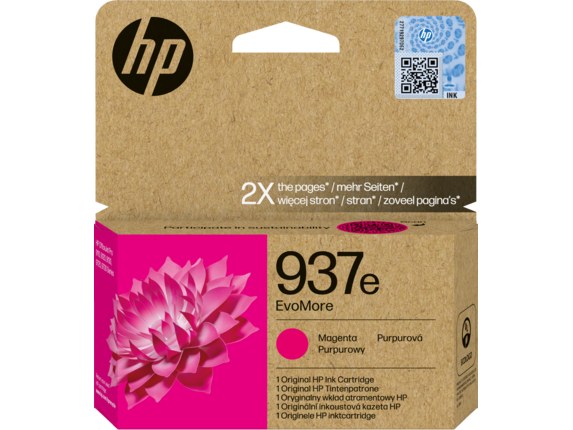 HP 937e EvoMore Magenta Original Ink Cartridge